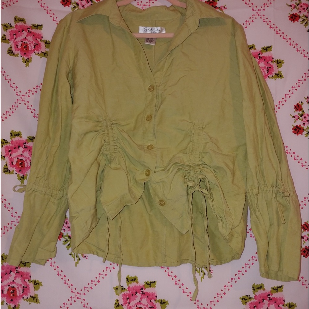 Vintage Large fairy core button down